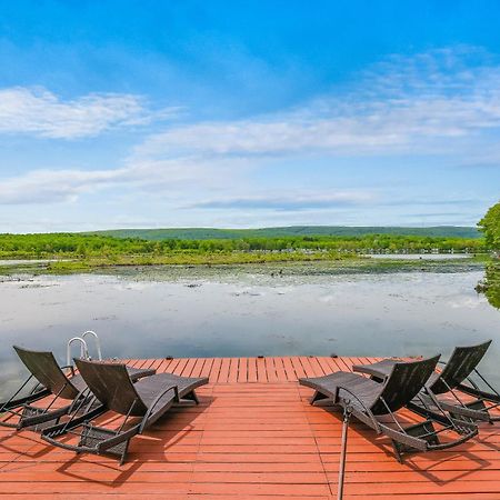 Lakefront A-Frame, Dock, Kayaks, Fireplace, Games Lake Ariel Dış mekan fotoğraf